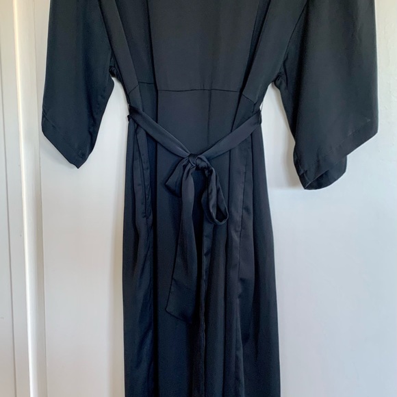 ASOS jumpsuit. Dark blue, silky, size 8P, NWT. - Picture 2 of 3